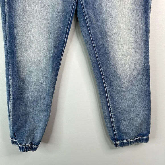 AMERICAN EAGLE Super Stretch Jogger Jeans Blue Medium Wash *As Is* Size 4 - Picture 4 of 13
